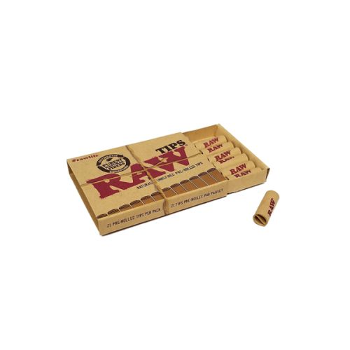 RAW PRE ROLLED TIP 21's