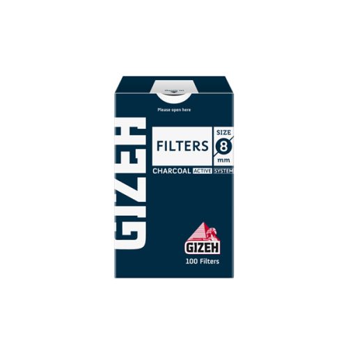 GIZEH CHARCOAL FILTERS 8mm