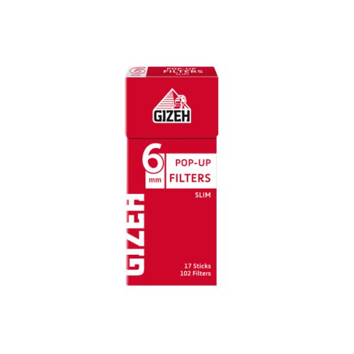 GIZEH SLIM POP UP FILTERS 6mm