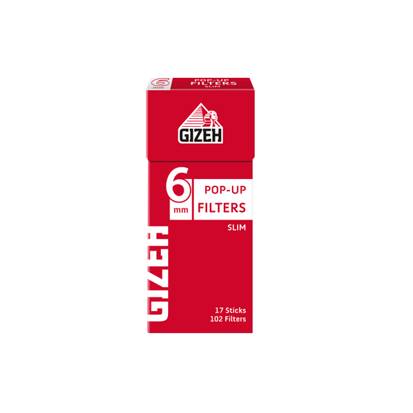 GIZEH SLIM POP UP FILTERS 6mm
