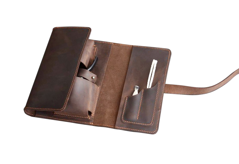 Leather Pipe Pouch Brown 573 – The Session