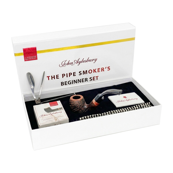 ไปป์ JOHN AYLESBURY BEGINNER SET BENT RUSTIC 01 9mm