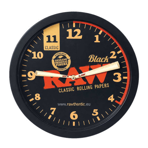 นาฬิกา RAW BLACK STASH WALL CLOCK